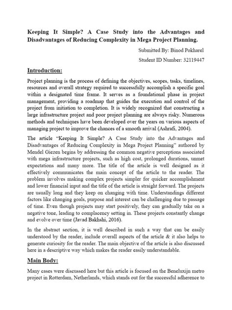 advantages and disadvantages of mega projects|Megaprojects – An Anatomy of Perception .
